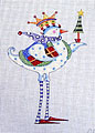 Bird with Xmas Tree  M-1265