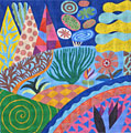 Mountains & Marigolds  M-1424