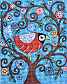 Bird in Tree  M-1536