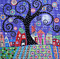Village & Trees  M-1538