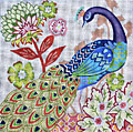 Peacock – Red Leaves  M-1599
