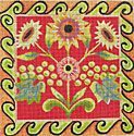 Provence Floral – Red  M-1626
