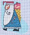 Sweet Christmas Mini-Stocking  M-1653