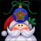 Santa Ornament 1  M-1845