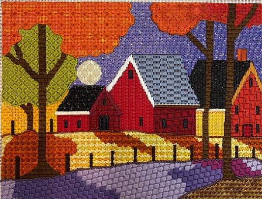 Farm Roadway- Night View  M-1954