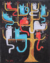 Tree Cats  M-2041
