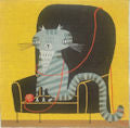 Seated Gray Tabby  M-2087