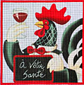 Rooster Waiter Sante’  M-1346