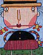 Girl with Ladybugs  M-812
