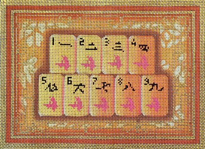 Peach Mah Jong Bag MJ-1