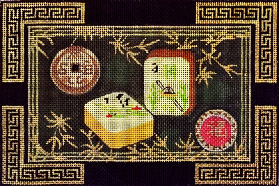 Green Coin Mah Jong Bag MJ-3