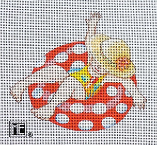 Beach & Sea: Red Innertubing Lady MEBH01B