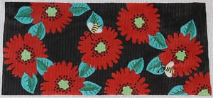 Bees On Red Zinnias Laura Bag PL-318