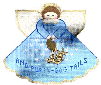 Angel with Charms: Little Boys Are Made of (Blue) PP953