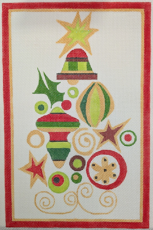 Red/Green/Gold Tree HO102