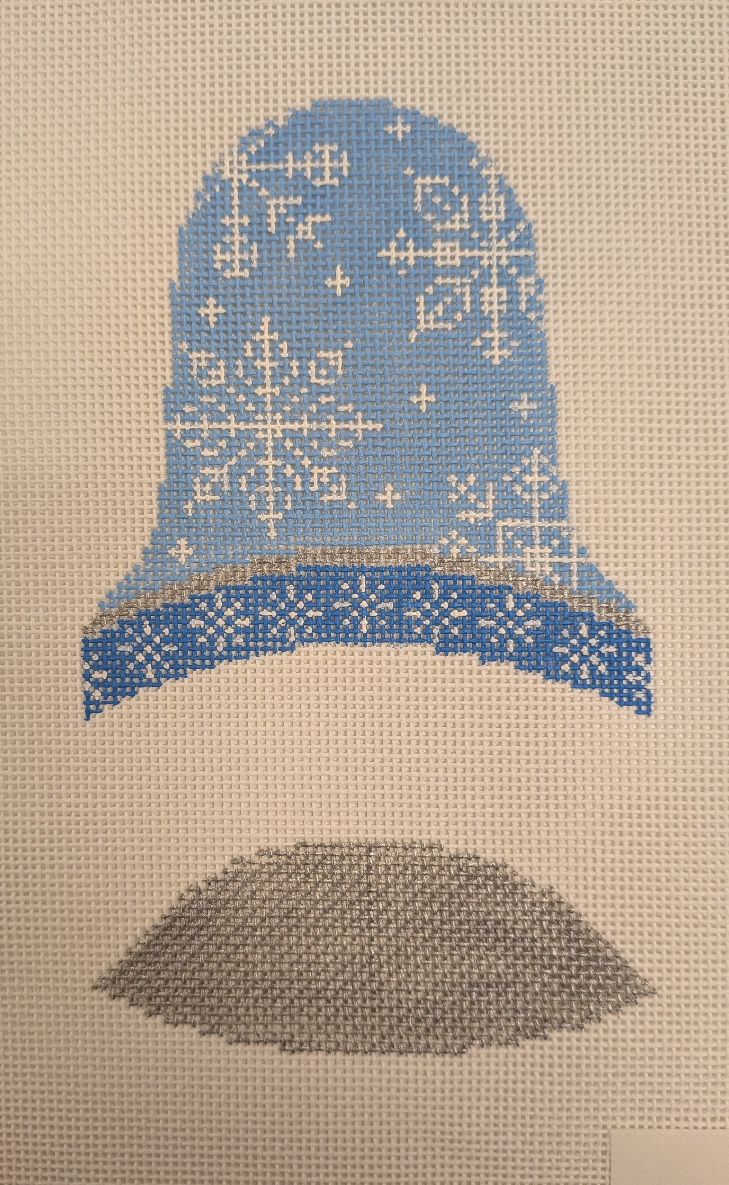 Blue Snowflake Bell LL421