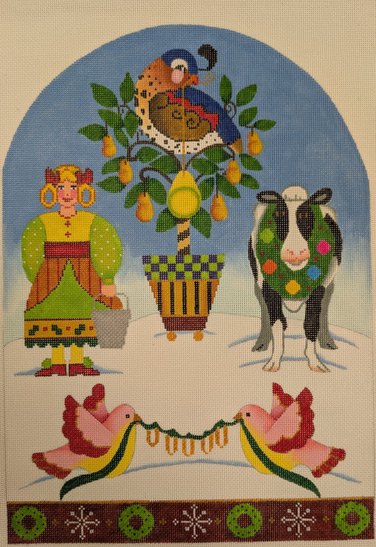 Twelve Days of Christmas -B400A left panel
