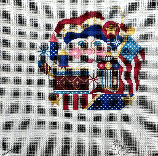 Patriotic Santa C38X