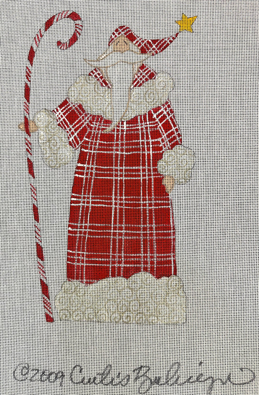 Red Plaid Santa
