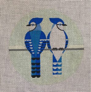 Two Blue Jays Ornament SP-006