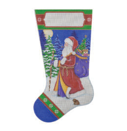 Old World Santa with Bunny  STK02