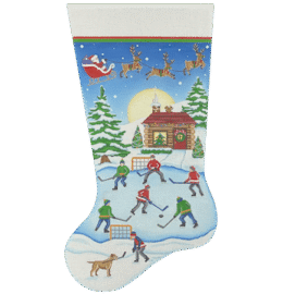 Hockey Pond Stocking  STK11