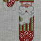 Santa with Swirls Candy Cane CH-21
