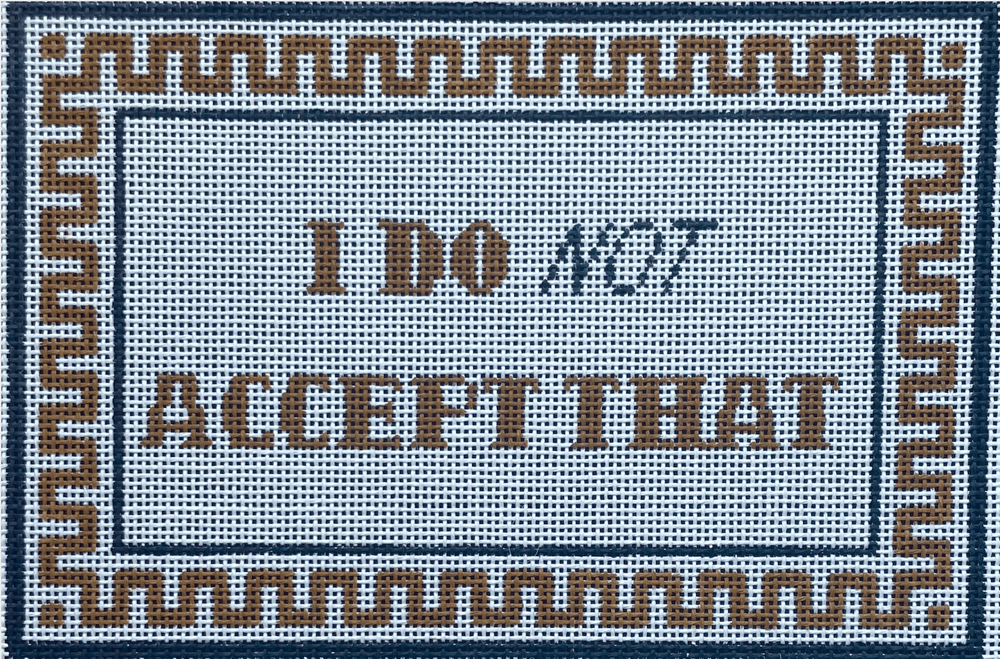 I Do Not Accept That AL-136