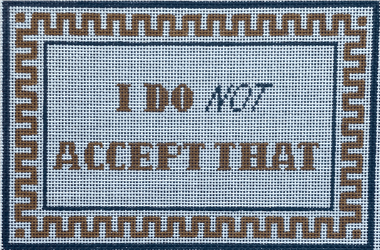 I Do Not Accept That AL-136