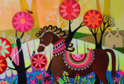Horse and the Birds  M-2192