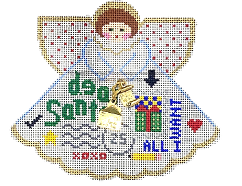 Angel with Charms: Letter to Santa (White) PP996EC