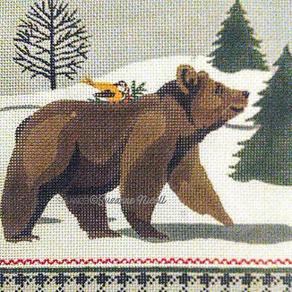 Animals: Winter Wonderland Bear SNAN02