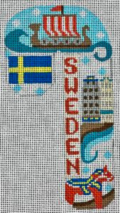 Travel Candy Cane - Sweden CH-957