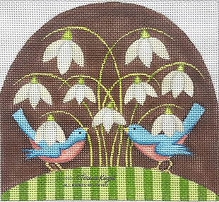 Animals: Bluebirds & Snowdrops TKAN04