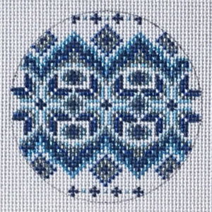 Blue/White/Silver Round TM-27
