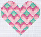 Pink/Green Heart TM-30