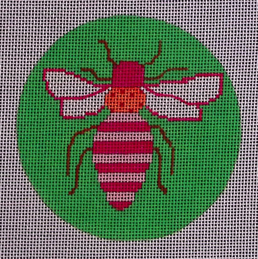 Bright Bee on Green O-070