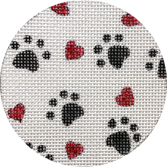 Puppy Paws And Hearts X431
