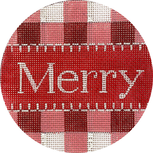 Merry Gingham In Red X436