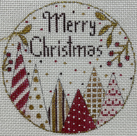 Red & Gold Xmas Trees X479