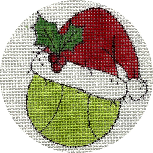 Tennis Ball With Santa Hat X515
