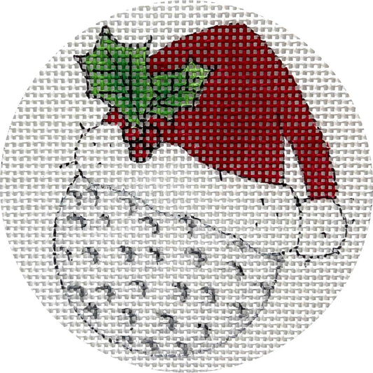 Golf Ball With Santa Hat X533
