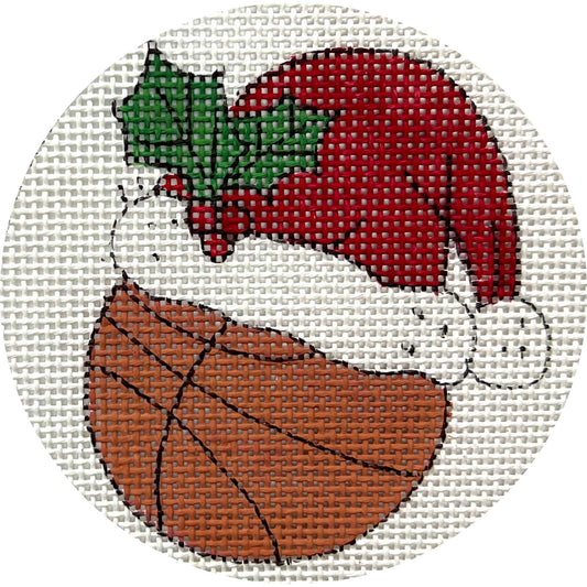 Basketball With Santa Hat X553