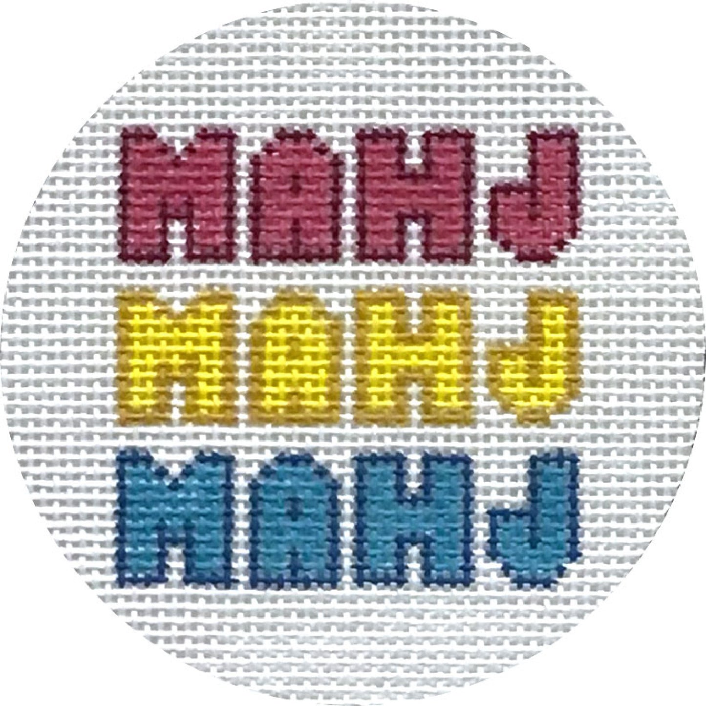 Mahj Tri Color Round X648
