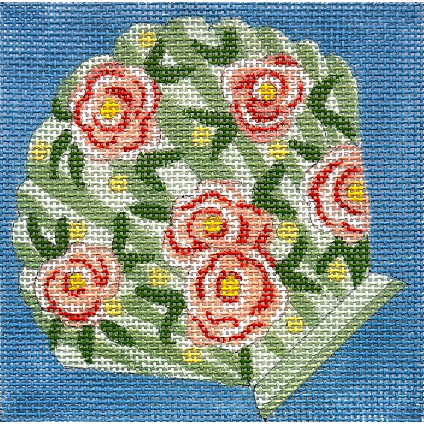 Green Floral Shell X653