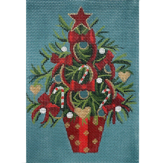 Red Bow Xmas Tree X666