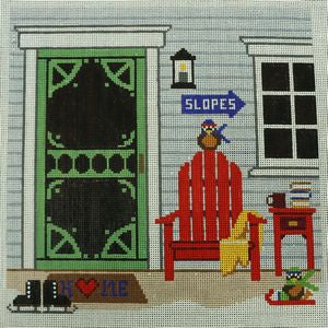 Ski House Doorway AL0166