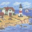 Cottage W/Lighthouse  MML913