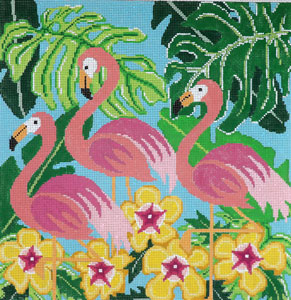 Tropical Flamingo Dance C-593
