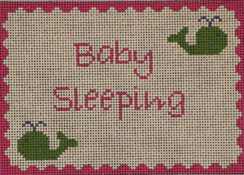 Whale - Pink & Green DHG202